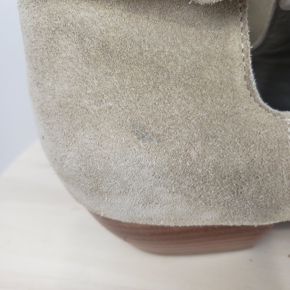 Anthropologie Matisse Neil Booties Size 8.5 Suede Leather Studded Buckle Western - Picture 13 of 14